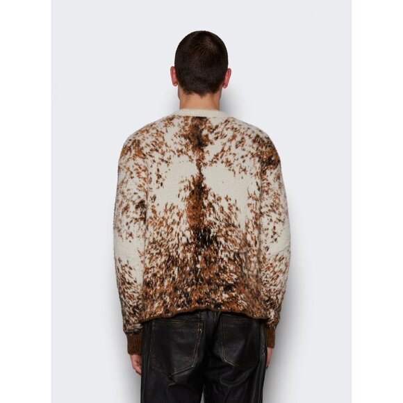 Diesel Itello Sweater in Chocolate Small New Mens Knit Pullover Top - Picture 2 of 16